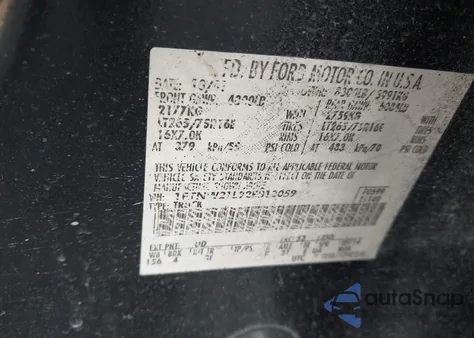 2002 Ford F-250 Lariat/Xl/Xlt z USA, uszkodzony, nr VIN 1FTNW21L92EB18059